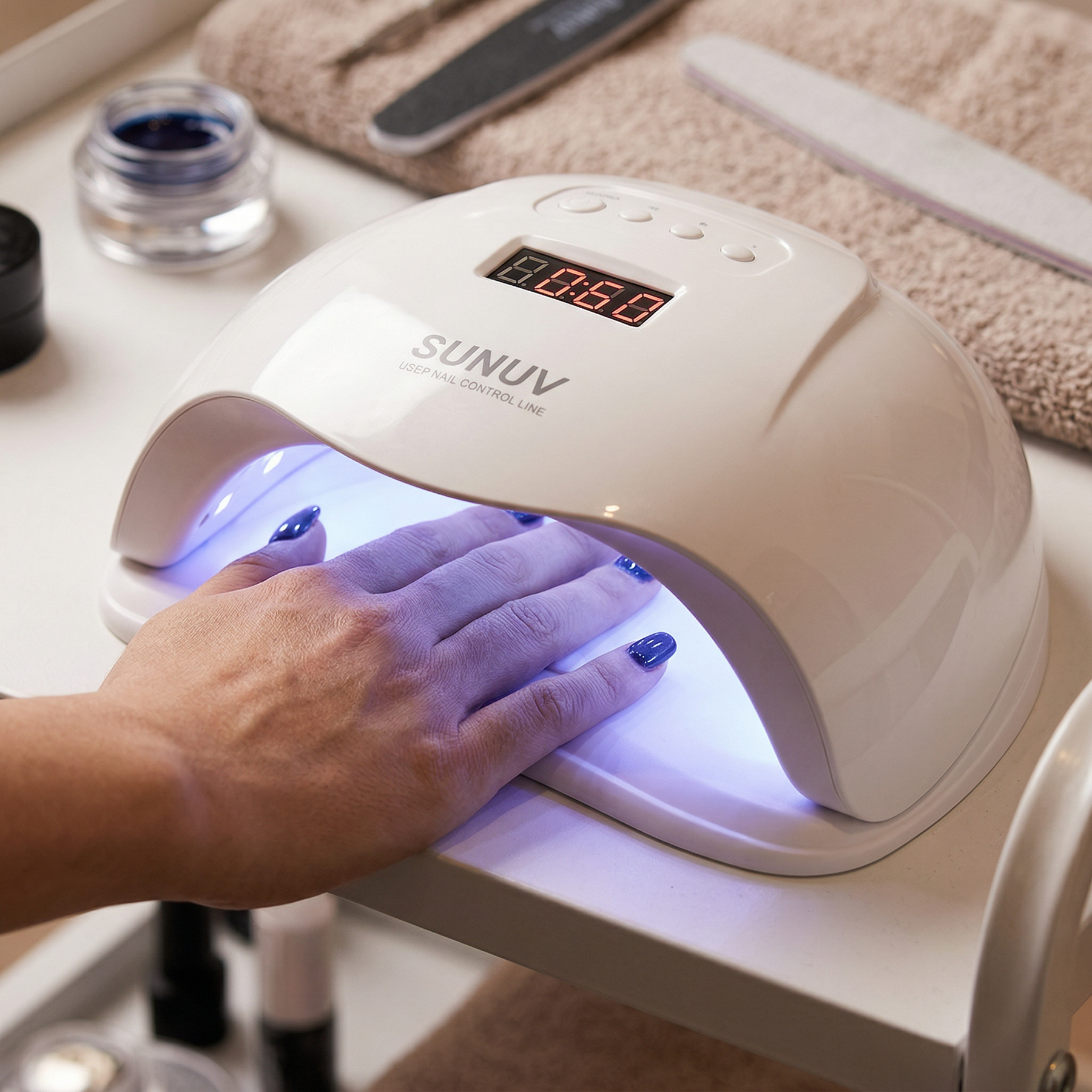 Lámpara UV/LED Profesional 72W - Secado Rápido Uñas de Salón