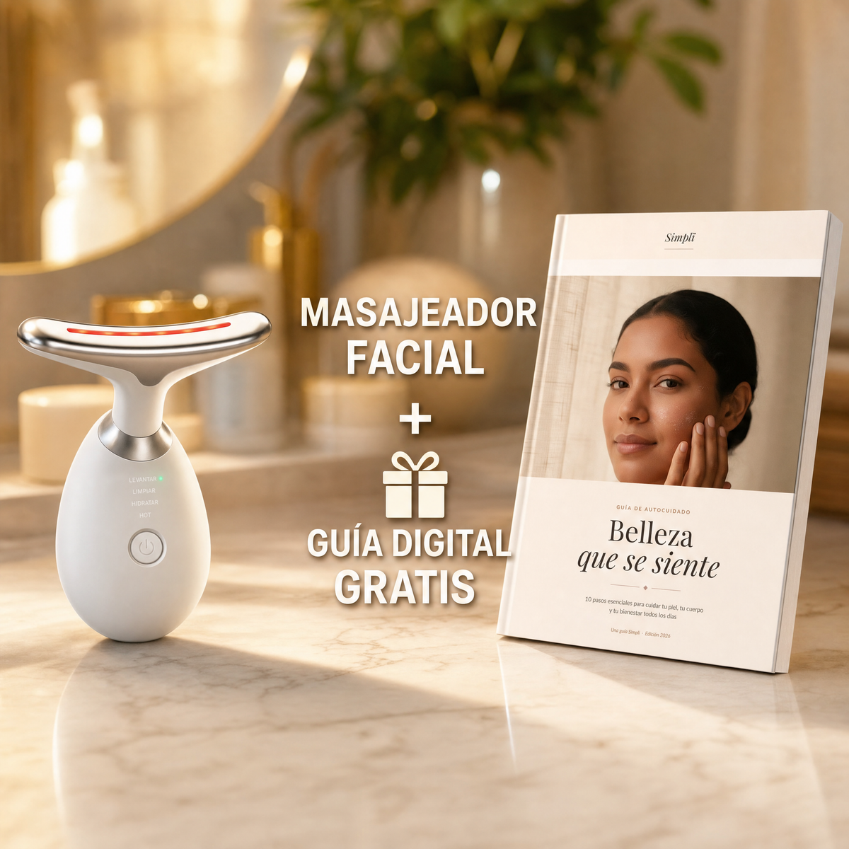 OFERTA Masajeador Facial + 🎁 GUÍA DIGITAL GRATIS
